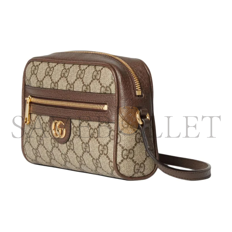 G*u*i ophidia canvas shoulder bag 772311 (18*14*5cm)